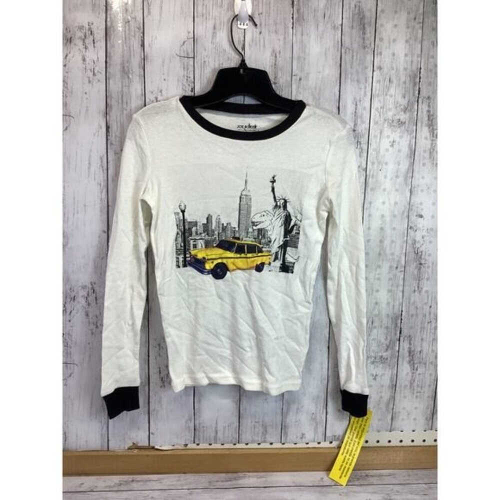 JOE BOXER White Long Sleeve Kids Shirt Girls Size 14 New